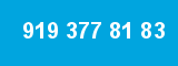 919 377 81 83